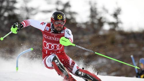 Marcel Hirscher (Austria) won slalom gold at the Alpine Skiing World Championships in Are, Sweden